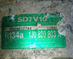 Компрессор кондиционера GOLF 4 и тд 1J0820803A