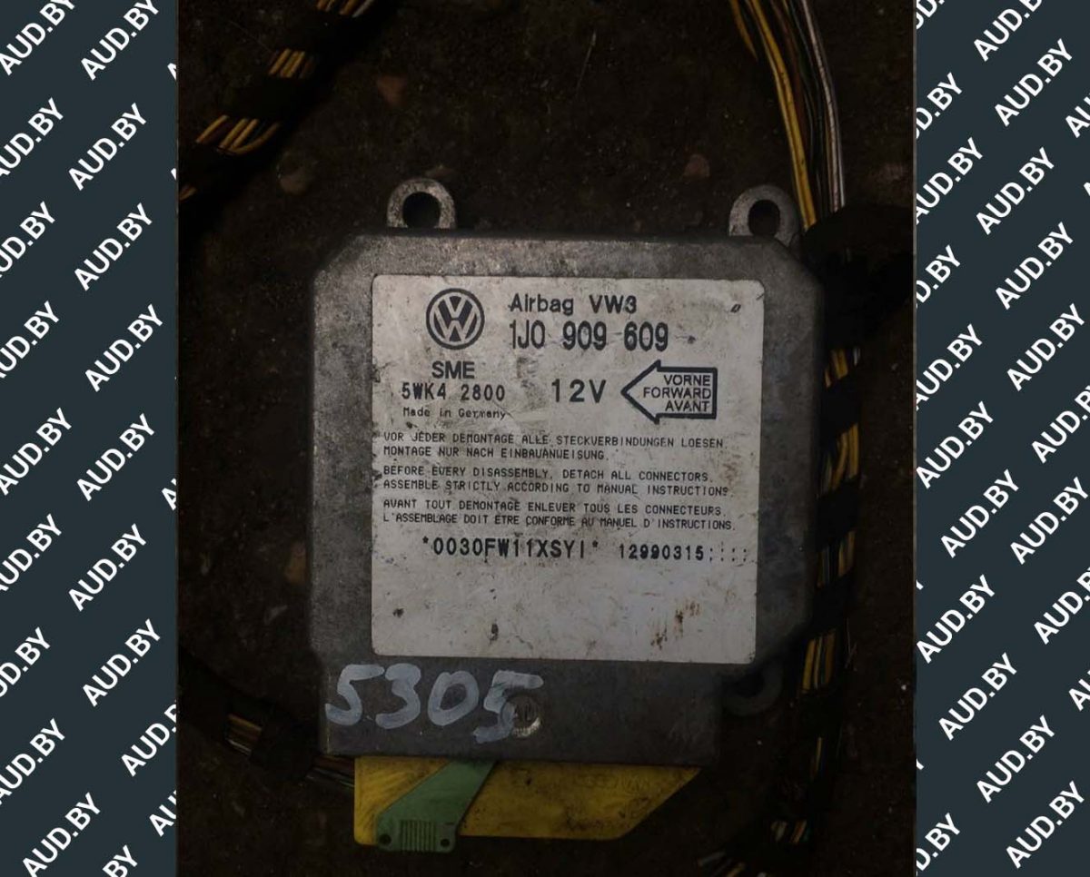 Блок управления AIRBAG Фольксваген Гольф 4 1J0909609 - купить в Минске Блок управления AIRBAG Фольксваген Гольф 4 1J0909609 - купить в Минске