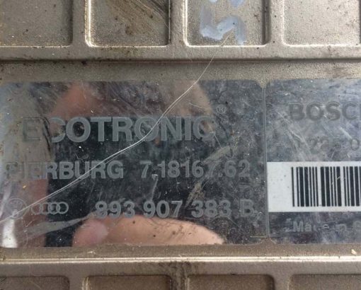 Блок управления двигателем Ауди 80 Б3 1.6 893907383B - купить в Минске