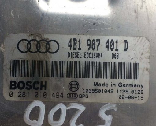 Блок управления двигателем Audi A4 B6 2.5 TDI 4B1907401D - купить в Минске