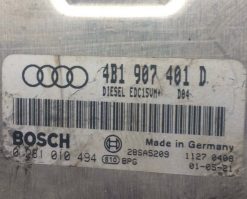 Блок управления двигателем Audi A6 C5 2.5 TDI 4B1907401D - купить в Минске