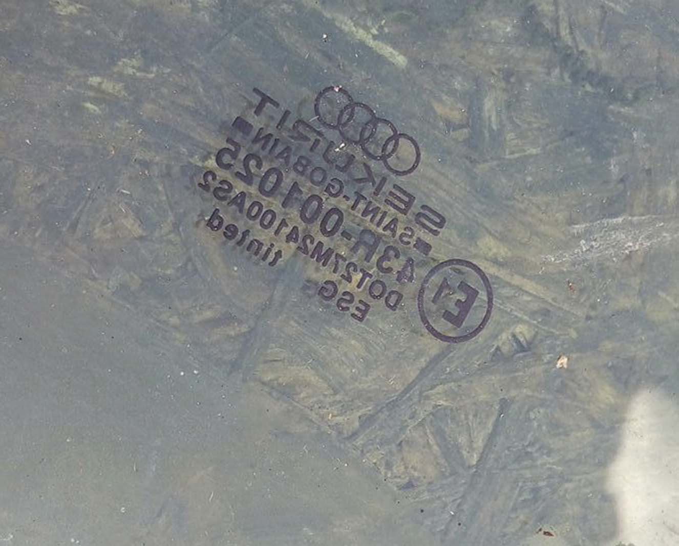 Стекло Audi A6 C4 заднее левое седан AS2 - купить в Минске Стекло Audi A6 C4 заднее левое седан AS2 - купить в Минске