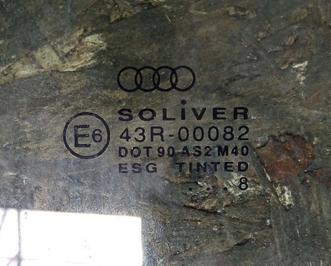 Стекло Audi A6 C5 переднее левое AS2 - купить на разборке в Минске