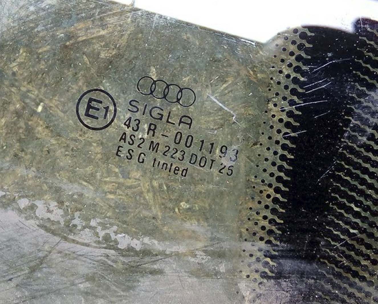 Стекло Ауди С4 заднее правое универсал AS2 - купить в Минске