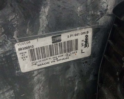 Фара Seat Altea левая 5P1941005B - купить на разборке в Минске